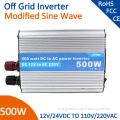DC/AC 500 watt modified sine wave power inverter 12v 220v with USB ports